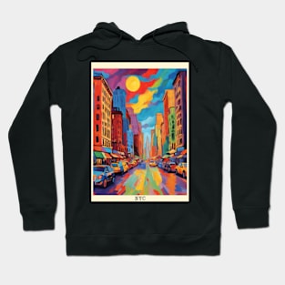 fauvism art of new york city usa Hoodie